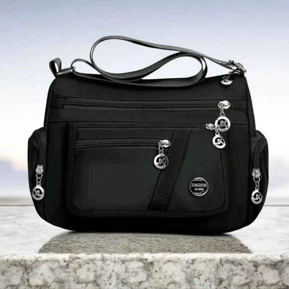 🆕️Trendy Nylon Crossbody Casual Waterproof Travel Bag | 7 Zippered Pockets - Picture 1 of 9